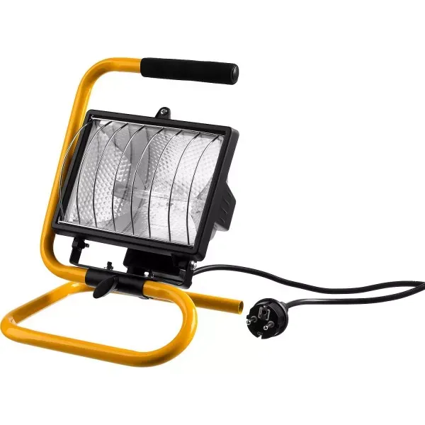 Прожектор STAYER "MASTER" MAXLight галогенный, переносной с подставкой, черный, 500Вт 57116-B купить в Губкинске
