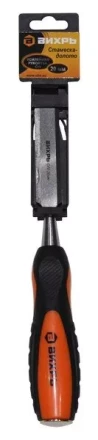 Стамеска-долото 20мм двухкомпонентная усиленная рукоятка CrV Вихрь купить в Губкинске