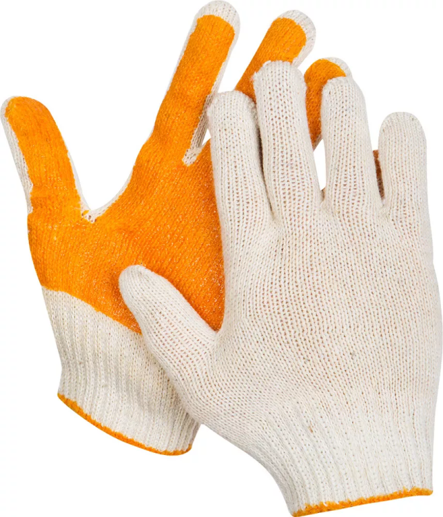 Перчатки STAYER "МASTER" трикотажные, 7 класс, х/б, обливная ладонь из ПВХ, L-XL 11405-XL купить в Губкинске