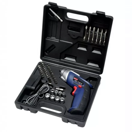 Аккумуляторный шуруповерт (отвертка) Диолд АШ-1136 Л (44 предмета) купить в Губкинске