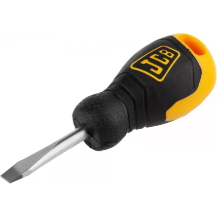 Отвертка JCB, хромомолибденовая сталь S2, двухкомпонентная рукоятка, магнитный наконечник, SL 6,5х40мм JSD012 купить в Губкинске