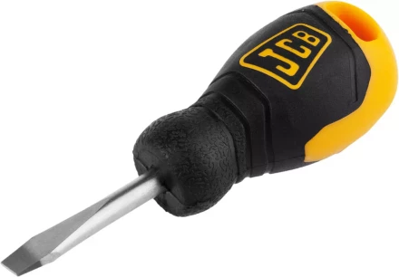 Отвертка JCB, хромомолибденовая сталь S2, двухкомпонентная рукоятка, магнитный наконечник, SL 6,5х40мм JSD012 купить в Губкинске