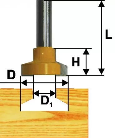 Фреза паз конструкционная ф254мм Т-обр хв 12мм 10517 купить в Губкинске