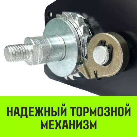 Лебедка ручная барабанная с тормозом HITCH HWB 1100 1100 кг лента 10 м (SZ073179) купить в Губкинске