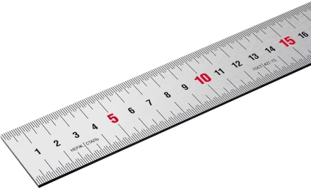 ЗУБР Про-50, длина 0.50 м, усиленная нержавеющая линейка, Профессионал (34280-050) купить в Губкинске