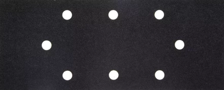 Лист шлиф. универсал. URAGAN &quot;Оптимален для твердых пород дерева&quot; 8 отверстий по линии, для ПШМ, P120, 93х230мм, 50шт 907-22102-120-50 купить в Губкинске