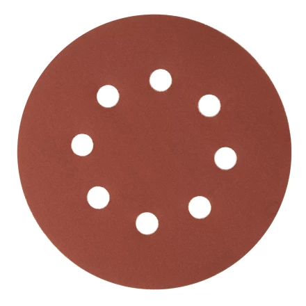 Круг абразивный на ворсовой подложке под &quot;липучку&quot;, перфорированный, P 500, 125 мм, 5 шт Сибртех 738157 купить в Губкинске