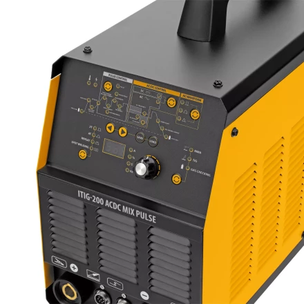 Аппарат инвертор. аргонодуговой сварки ITIG-200 ACDC Mix Pulse, 200 А, ПВ 60%// Denzel 94319 купить в Губкинске