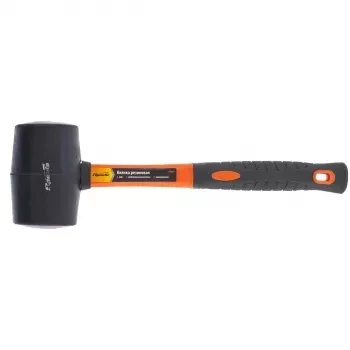 Киянка резиновая 450 г черная резина фибергласовая рукоятка SPARTA 11126 купить в Губкинске