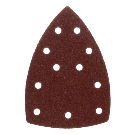 Треугольник абразивный на ворc. подложке под &quot;липучку&quot;, перф., P 60, 150х150х100 мм, 5 шт. Denzel 738587 купить в Губкинске