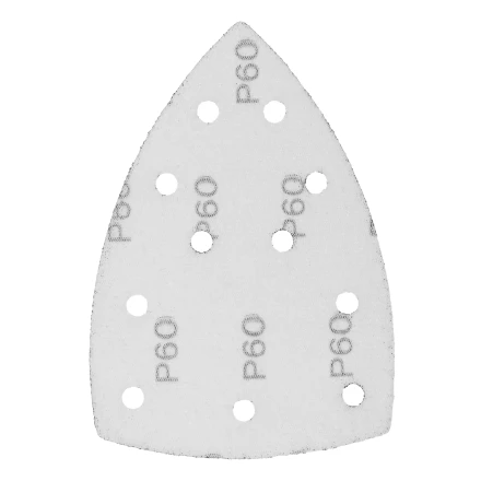 Треугольник абразивный на ворc. подложке под &quot;липучку&quot;, перф., P 60, 150х150х100 мм, 5 шт. Denzel 738587 купить в Губкинске