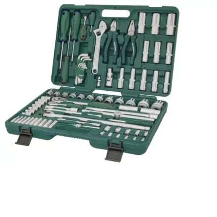 Набор головок торцевых универсальный 1/2&quot;DR 8-32мм  1/4&quot;DR 4-13мм  ключи угловые 1,5-10мм  отвертки   83предмета S04Н52483 S Jonnesway 48507 купить в Губкинске