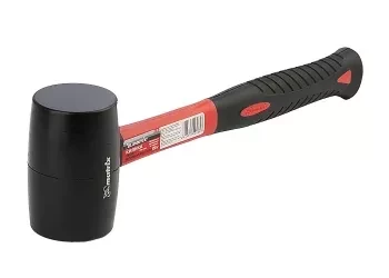 Киянка резиновая, 450 г, черная резина, фибергласовая рукоятка MATRIX 11185 купить в Губкинске