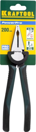Плоскогубцы KRAFTOOL &quot;PowerPro&quot; комбинированные, CrMo-сталь, покрытие оксидированное с полировкой, 200мм 22001-1-20_z01 купить в Губкинске