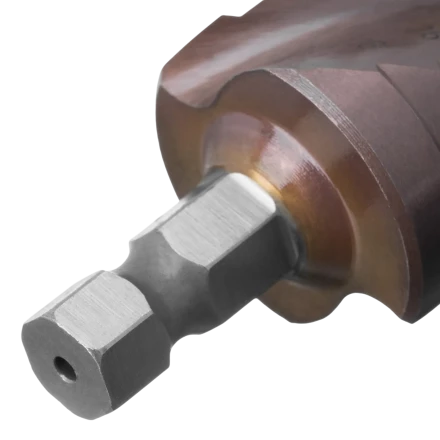 Сверло ступенчатое Denzel 723614, 6-8-10-12-14-16-18-20-22-24-26-28-30мм, Р6М5К5, 6-гр. хвостовик купить в Губкинске