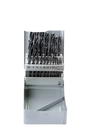 Набор сверл по металлу 1-10 мм (через 0,5 мм + 3,2 и 4,8 мм) HSS 21шт металлический бокс цилиндрический хвостовик SPARTA 723755 купить в Губкинске