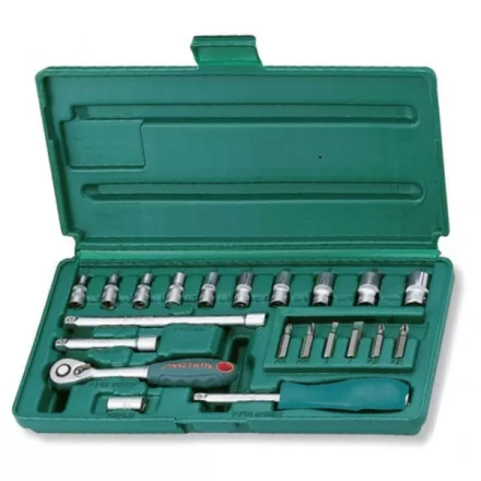 Набор головок торцевых  1/4&quot;DR 4-13мм 21предмет Jonnesway S04Н2721S 47533 купить в Губкинске