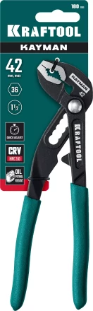 Клещи переставные с быстрой регулировкой KRAFTOOL KAYMAN 22353-18 купить в Губкинске