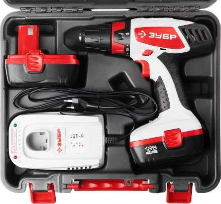 Дрель-шуруповерт 2 АКБ ЗДА-12-2 КИН серия МАСТЕР купить в Губкинске