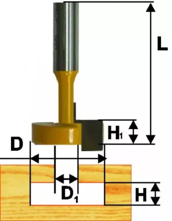 Фреза паз конструкционная ф127мм Т-обр хв 8мм 10516 купить в Губкинске