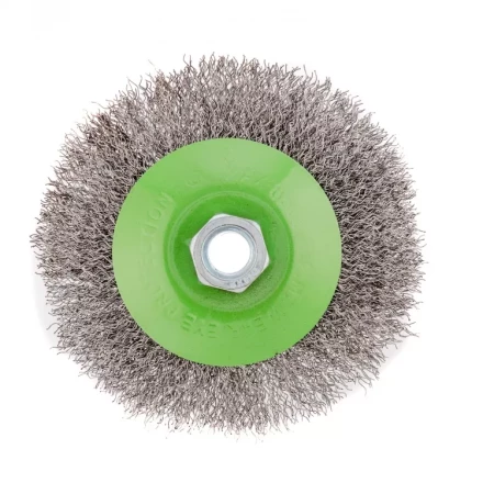 Щетка для УШМ 115 мм М14 тарелка витая проволока Сибртех 746127 купить в Губкинске