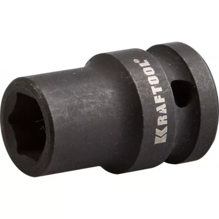 Торцовая головка KRAFTOOL &quot;INDUSTRIE QUALITAT&quot; ударная (1/2&quot;), FLANK, Cr-Mo, фосфатированная, 12 мм 27940-12_z01 купить в Губкинске