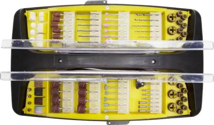 Набор STAYER &quot;MASTER&quot;: Мини-насадки для гравиров машин, в пластик боксе, гибкий вал,штатив, место для гравёра,191 предм 29906-H191 купить в Губкинске