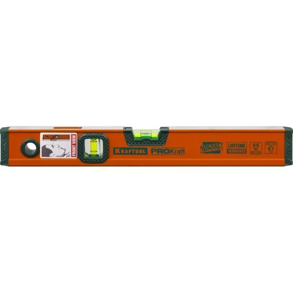 Уровень KRAFTOOL алюминиевый, 2 глазка, 40см 34721-040_z01 купить в Губкинске