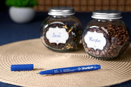 ЗУБР МП-50 синий, 0.5 мм перманентный маркер (06321-7) купить в Губкинске