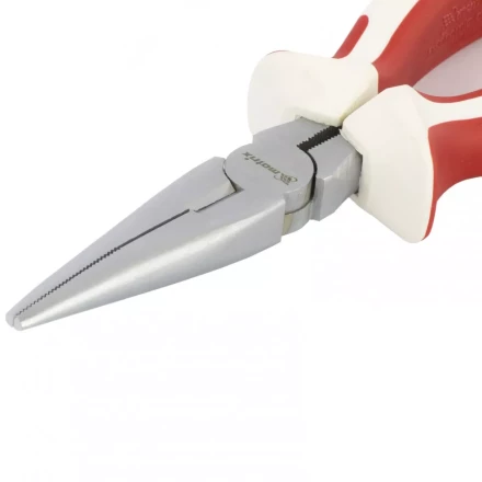 Длинногубцы White Nickel 160 мм прямые никелированные трехкомпонентные рукоятки MATRIX 17188 купить в Губкинске