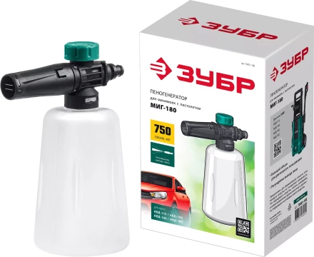 ЗУБР для пистолета МИГ-180, пеногенератор для минимоек (70401-180) купить в Губкинске