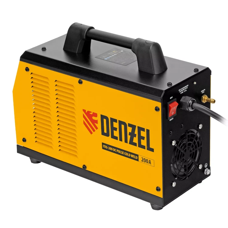 Аппарат инвертор. аргонодуговой сварки ITIG-200 DС Pulse Cold Weld, 200 А, ПВ 60%// Denzel 94329 купить в Губкинске