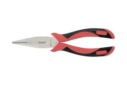 Длинногубцы GRAND 160 мм прямые никелированные двухкомпонентные рукоятки MATRIX 17136