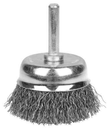 ЗУБР &quot;ЭКСПЕРТ&quot;. Щетка чашечная для дрели, витая стальная проволока 0,3мм, 63мм 35253-063_z01 купить в Губкинске