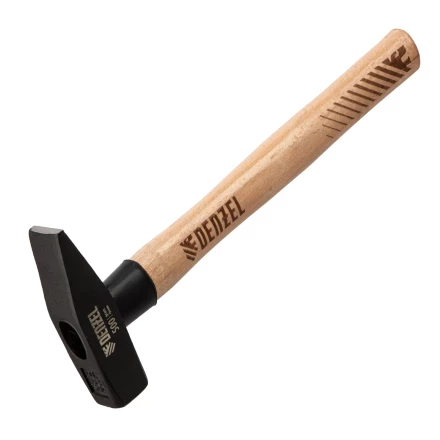 Молоток слесарный, 500 г Denzel, кованый квадратный боек, буковая рукоятка, 10429 купить в Губкинске