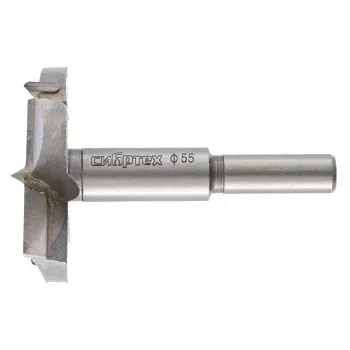 Сверло Форстнера по дереву 53 мм цилиндрический хвостовик СИБРТЕХ 704853 купить в Губкинске