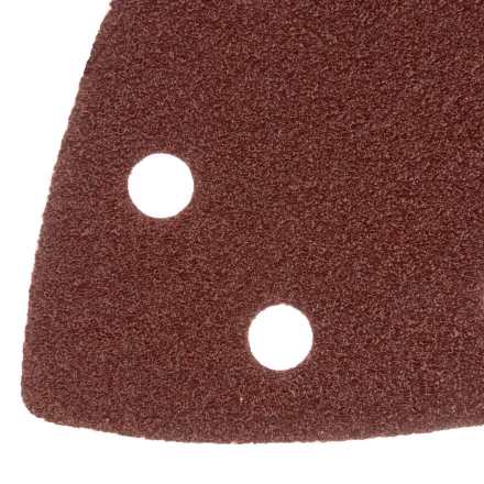 Треугольник абразивный на ворc. подложке под &quot;липучку&quot;, перф., P 80, 150х150х100 мм, 5 шт. Denzel 738597 купить в Губкинске