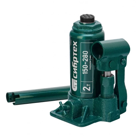 Домкрат гидравлический бутылочный Сибртех 50800, 2 т, 150-280 мм купить в Губкинске