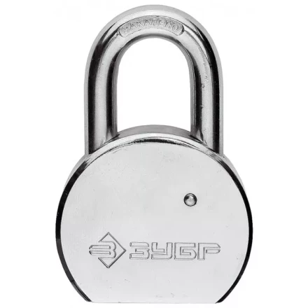 Замок навесной ЗУБР &quot;серия 271&quot; с закаленной дужкой, стальной корпус, 65мм 4-37271-65 купить в Губкинске