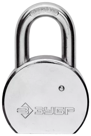 Замок навесной ЗУБР &quot;серия 271&quot; с закаленной дужкой, стальной корпус, 65мм 4-37271-65 купить в Губкинске