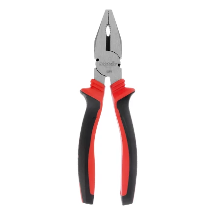 Плоскогубцы комбинированные Matrix, 200 мм, хром-ванадий, двухкомпонентные рукоятки, 17092 купить в Губкинске