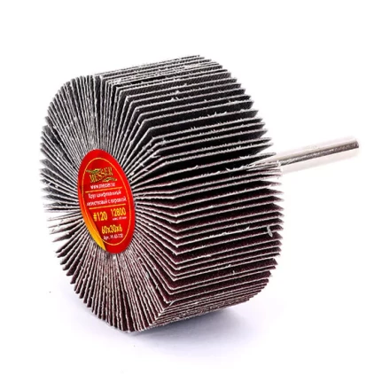 Круг MESSER шлифовальный лепестковый с оправкой (на шпильке) 60х30х6  #120 купить в Губкинске