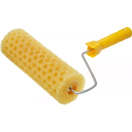Валик &quot;ГРУБЫЙ СТРУКТУРНЫЙ&quot; поролон, ручка 6мм, STAYER Standard 0368-24 купить в Губкинске