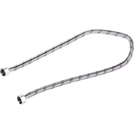 Подводка гибкая ЗУБР для воды, оплетка из нержавеющей стали, г/г 1/2&quot; - 0,8м 51005-G/G-080 купить в Губкинске