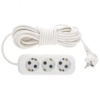Удлинитель бытовой серия УХз-10-307, с заземлением, 7м, 3 роз., 10А Stern 95768 купить в Губкинске