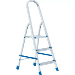 Стремянка 3 ступени алюминиевая СИБРТЕХ 97713