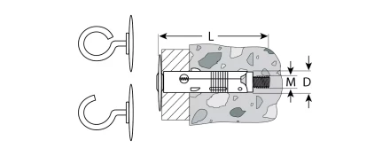 Анкеры облегченные с кольцом коробка серия Без серии купить в Губкинске