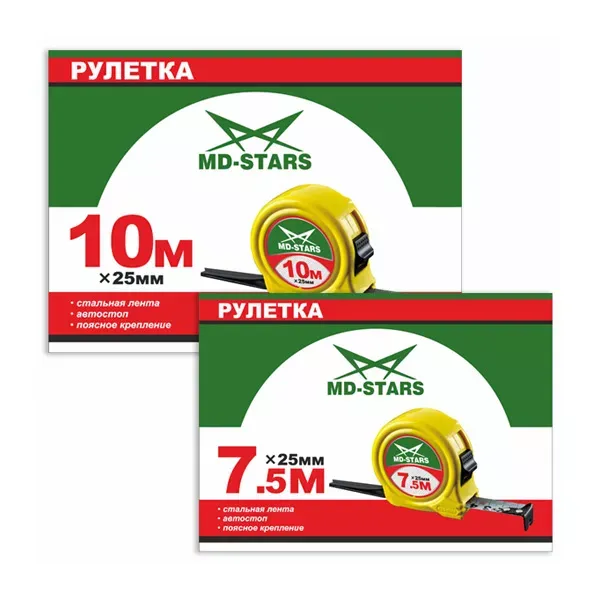 Рулетка измерительная MD-STARS 67-3019 купить в Губкинске