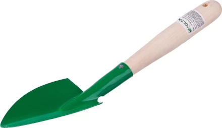 Совок посадочный РОСТОК с деревянной ручкой, широкий, рабочая часть 120мм 39603 купить в Губкинске