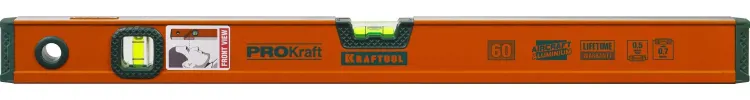 Уровень KRAFTOOL алюминиевый, 2 глазка, 60см 34721-060_z01 купить в Губкинске
